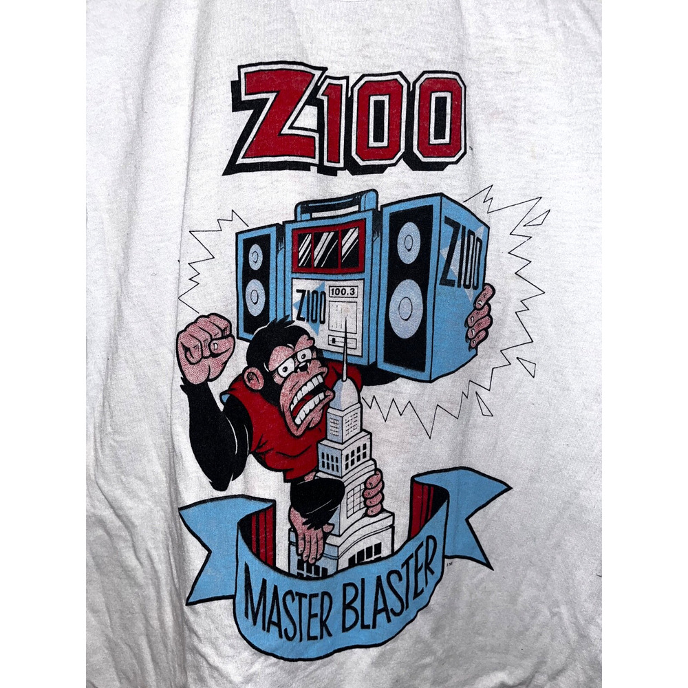 Z100 New York City Master Blaster Dairy Queen Vintage T-Shirt Sz. M RARE - Picture 6 of 10